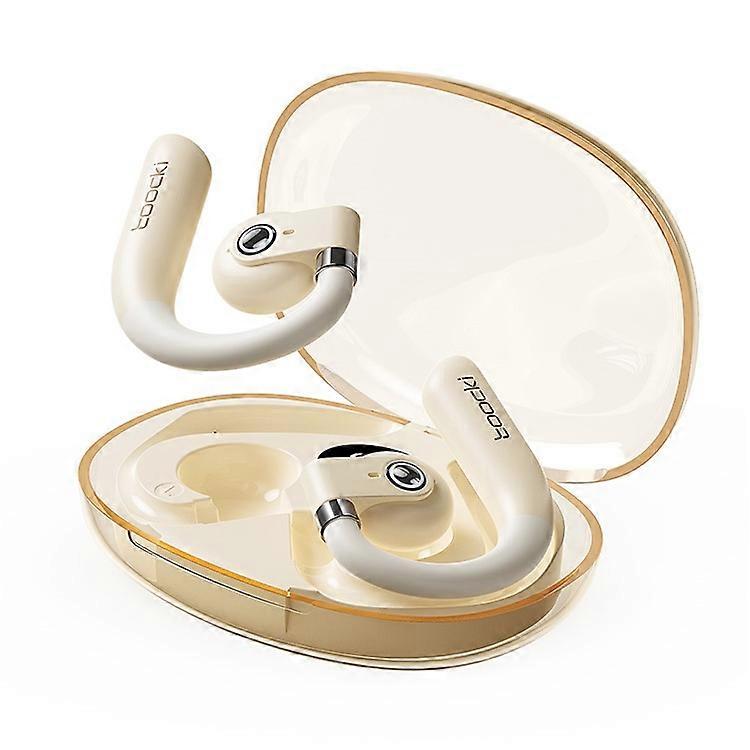 TOOCKI TQ-EJ13 Open-Ear Wireless Headphones Bluetooth-compatible Earbuds Digital Display OWS 16mm Driver Sports Earphones