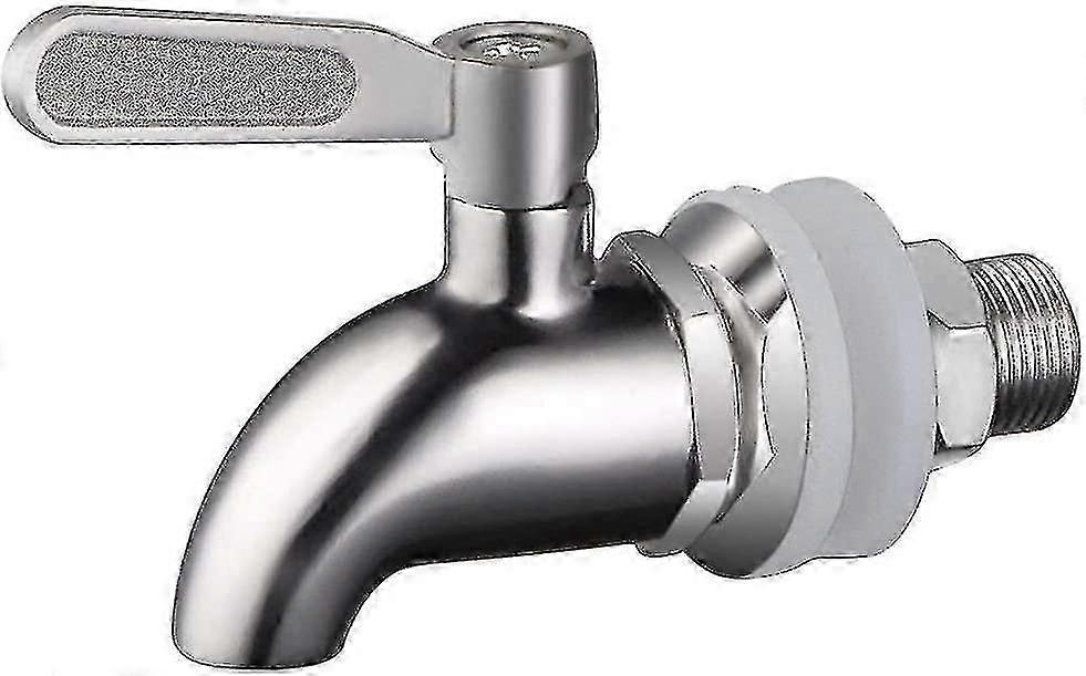 Beverage Dispenser Tap Stainless Steel Replacement Tap Juice Rotary Tap Beer Tap Water Dispenser Tap Wine Barrel Faucet 16mm For Glass Container Tap C