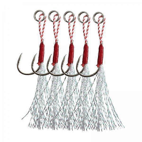4 Fishing Assist Hooks Fast Slow Jig Fishing Hook Carbon
