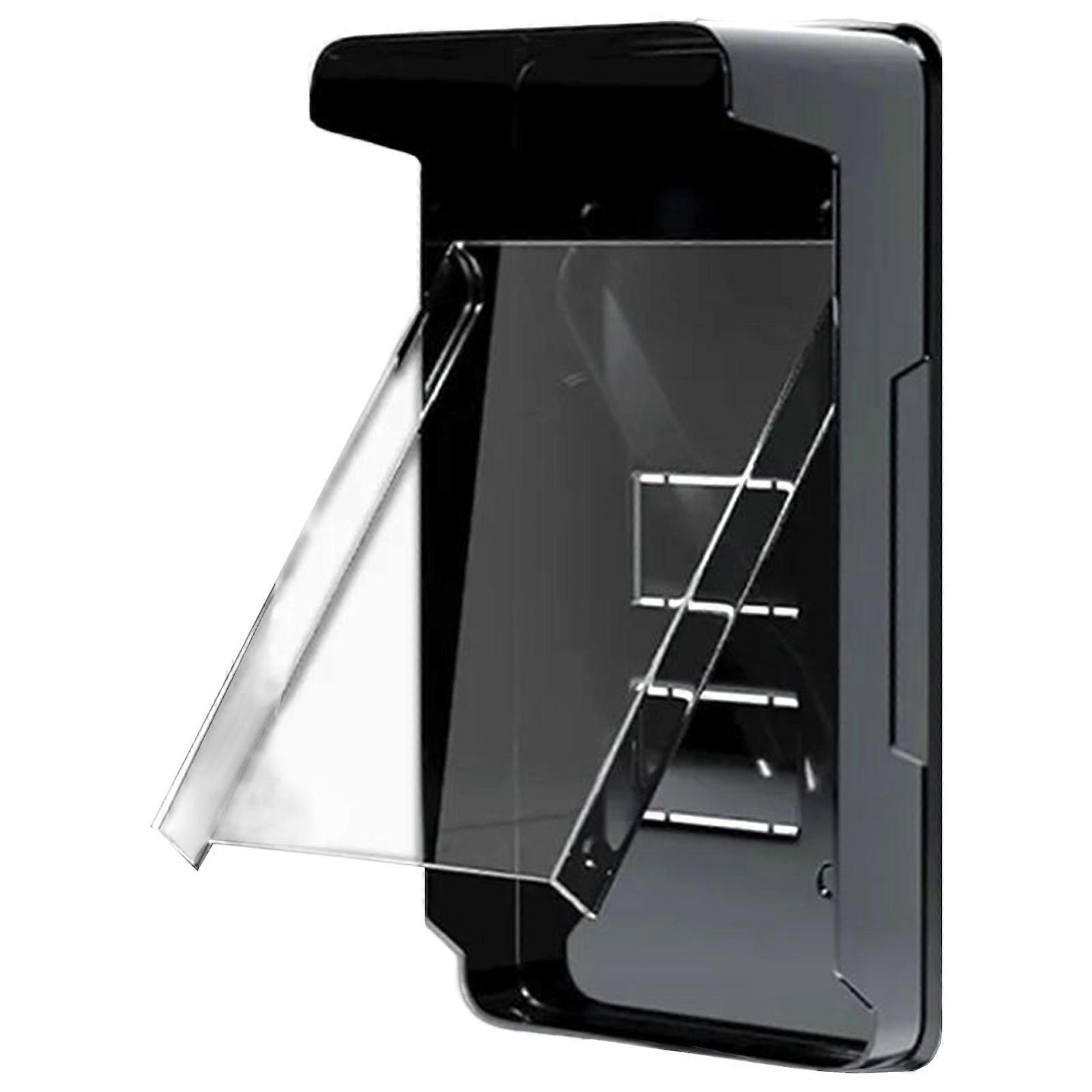 Upgrades Clear Protective Shield Waterproof Sunproof Designs Plastic Rain Shield for Doorbells & Access Control Systems