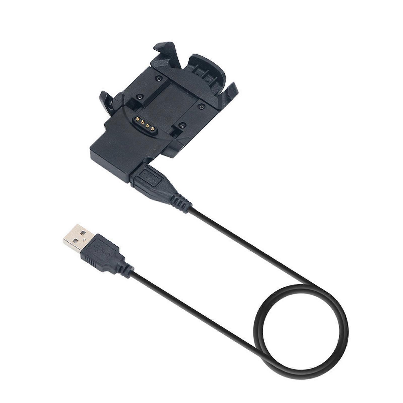 1Pack SmartWatch Charger Portable 4 Pin Charging Station Dock with USB Charging Cable for Fenix 3 / HR Quatix 3