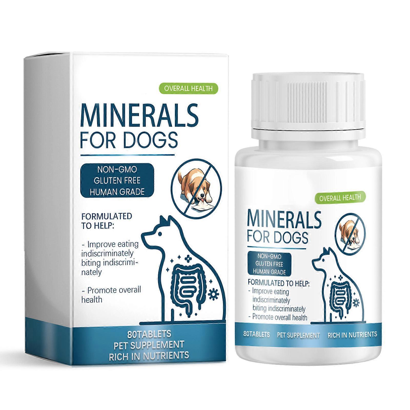 MultiNutrient Dog Tablets 80Count for Strong Bone and Improved Metabolism Immunity Improvement Tablets All Breeds