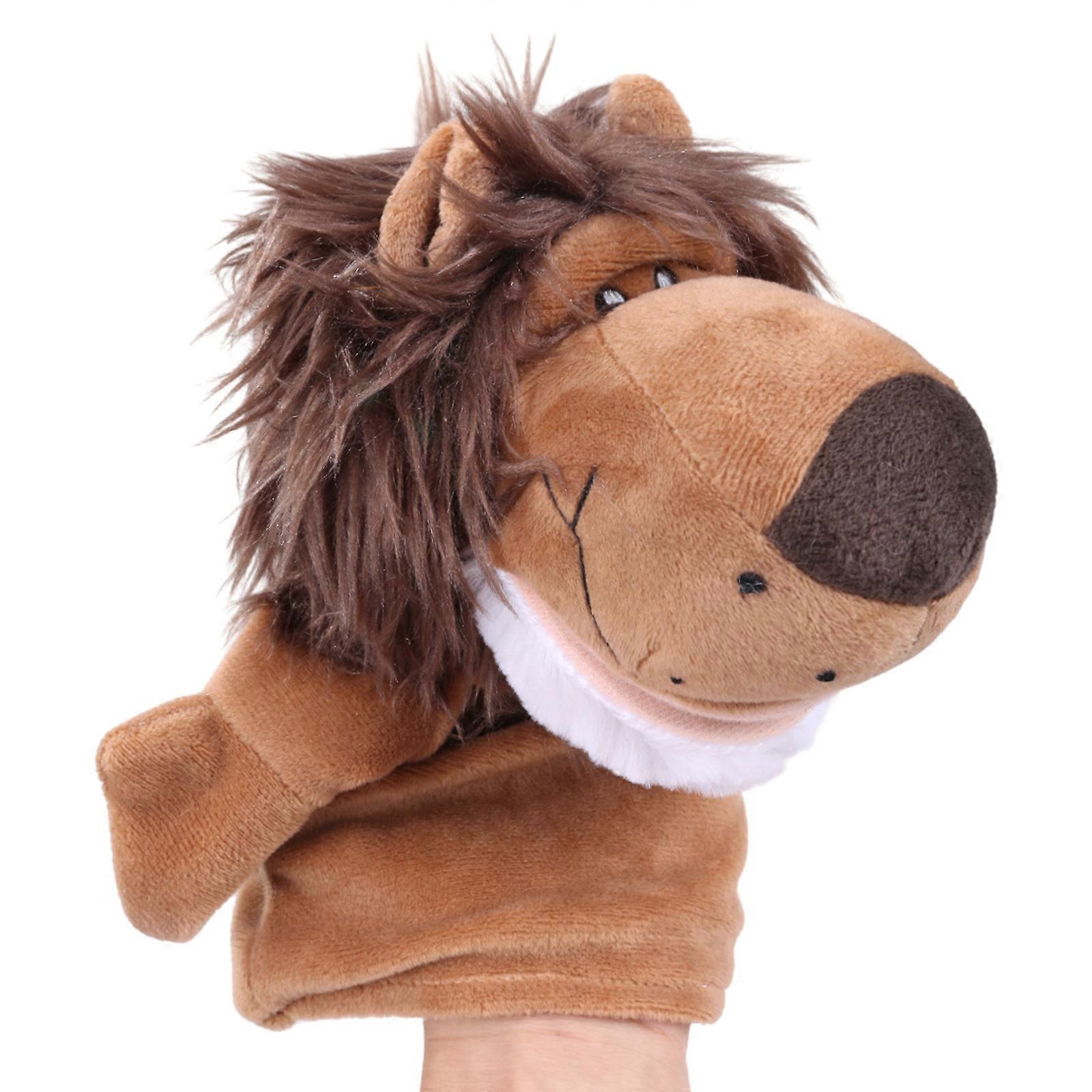 Story Telling Hand Puppet Soft Plush Animal Toy for Children Finger Puppet for Doll Party Activity Center Community Supp Multicolor