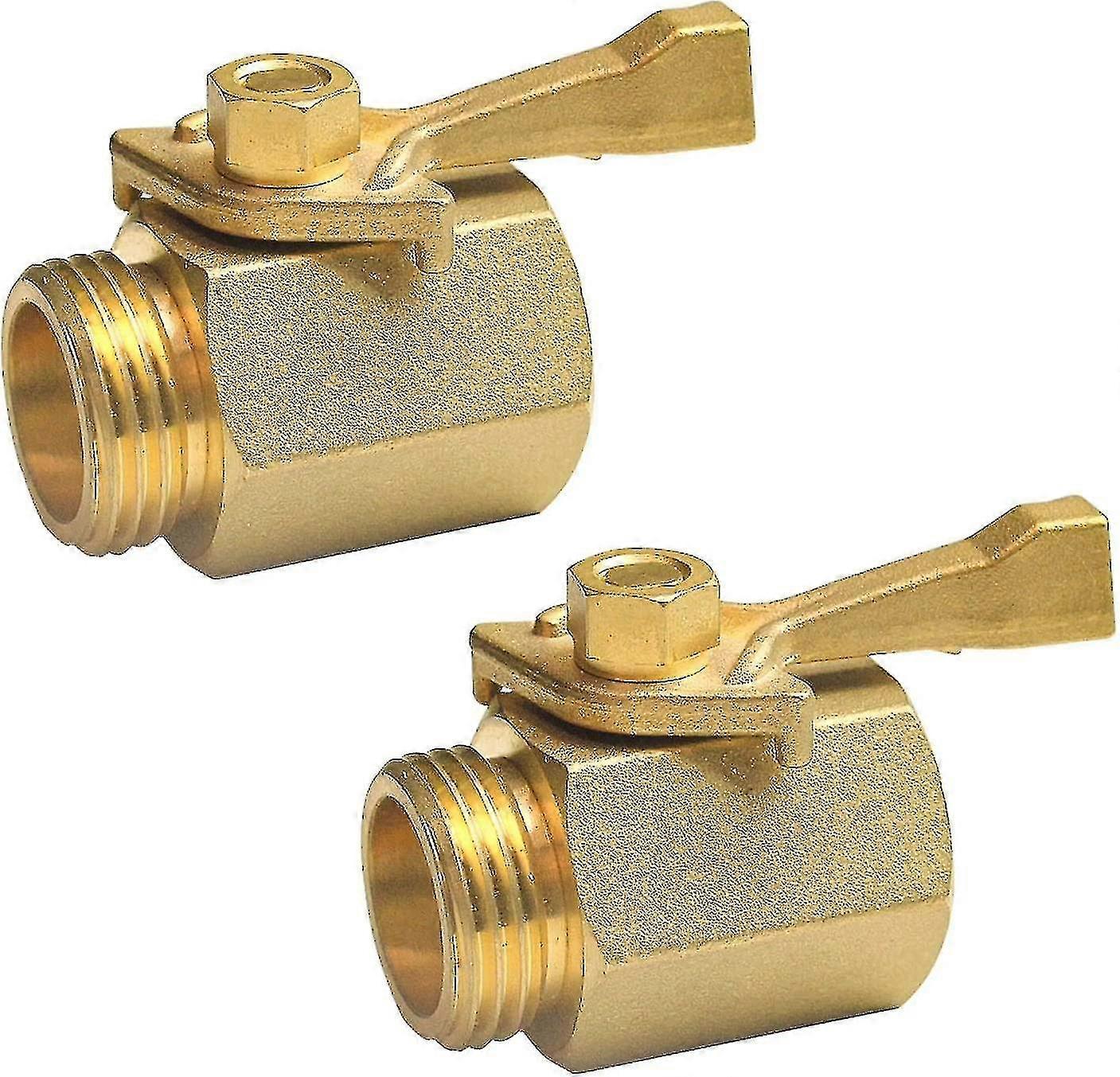 Garden Hose Shut Off Valve, 2 Pack