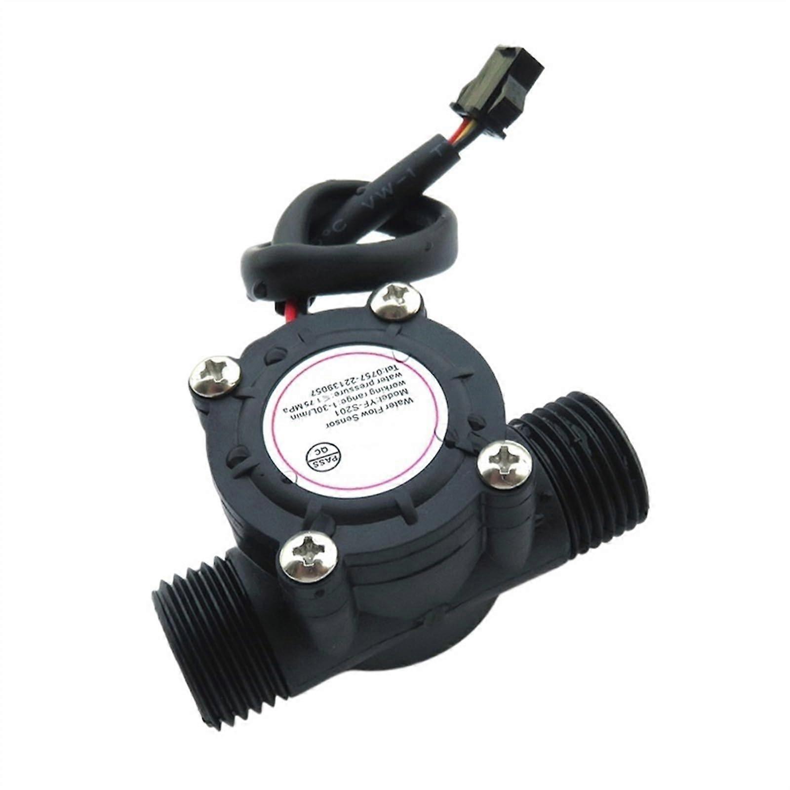 1/2" 3/4" 1" 1-1/4" 1-1/2" 2" Water Flow Sensor Turbine Flowmeter Hall Sensor 2.0MPa DC5~18V Liquid Flow Control