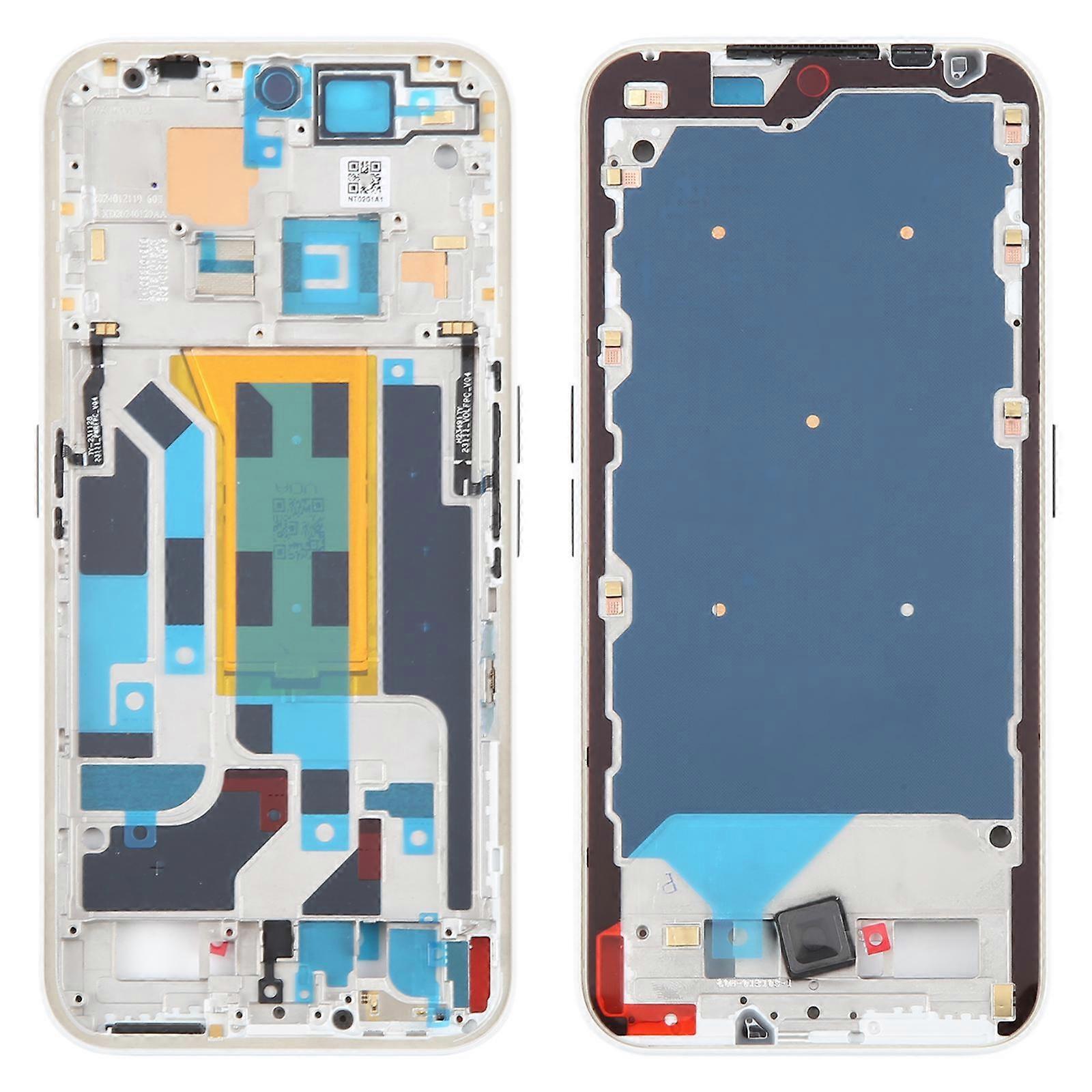 For Nothing Phone 2a A142 Middle Frame Bezel Plate (White)