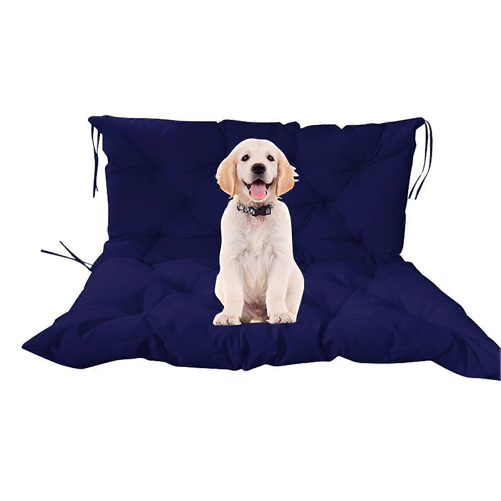 Outdoor Replacement Swing Cushion, NonSlip Porch Swing with Back and Ties, Bench Seat Cushion Ref: 2602
