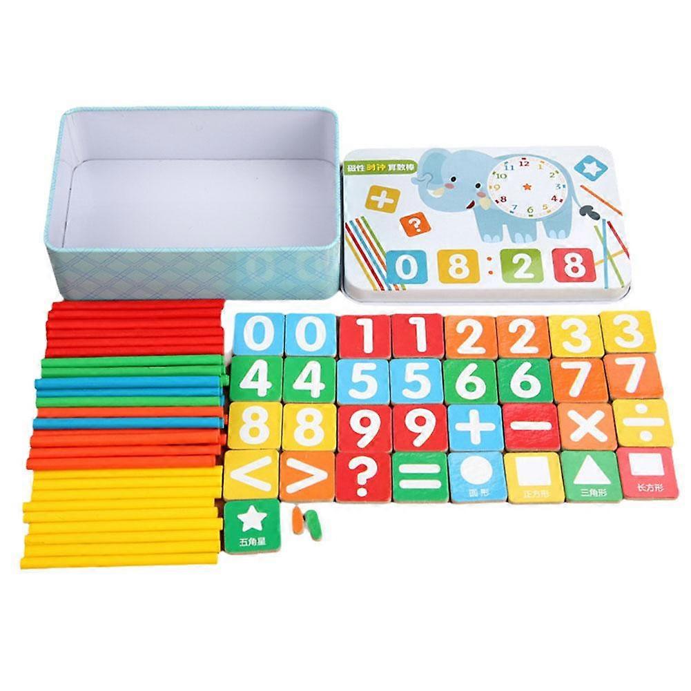Arithmetic Iron Box Stick Mathematic Colour Counting Stick Numbers