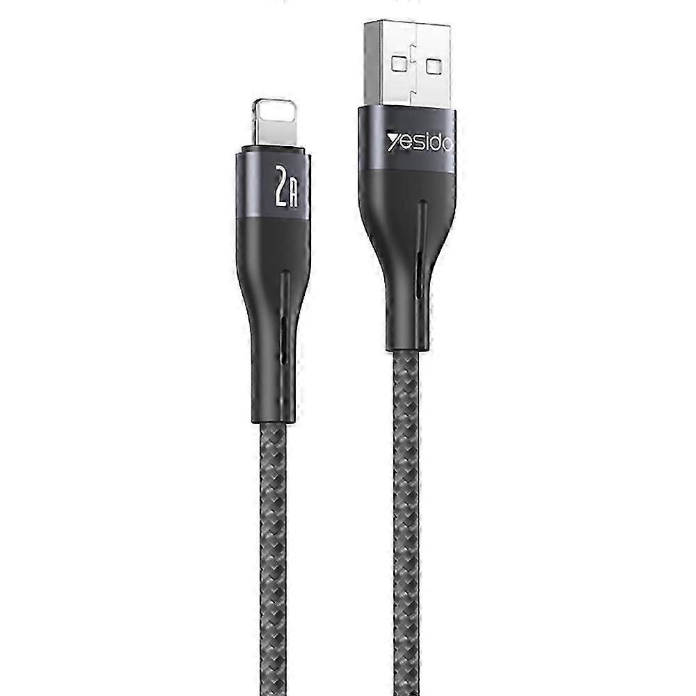 Yesido Ca121l Braided Usb Charging Data Cable Usb To Lightning Cable For Iphone,ipad