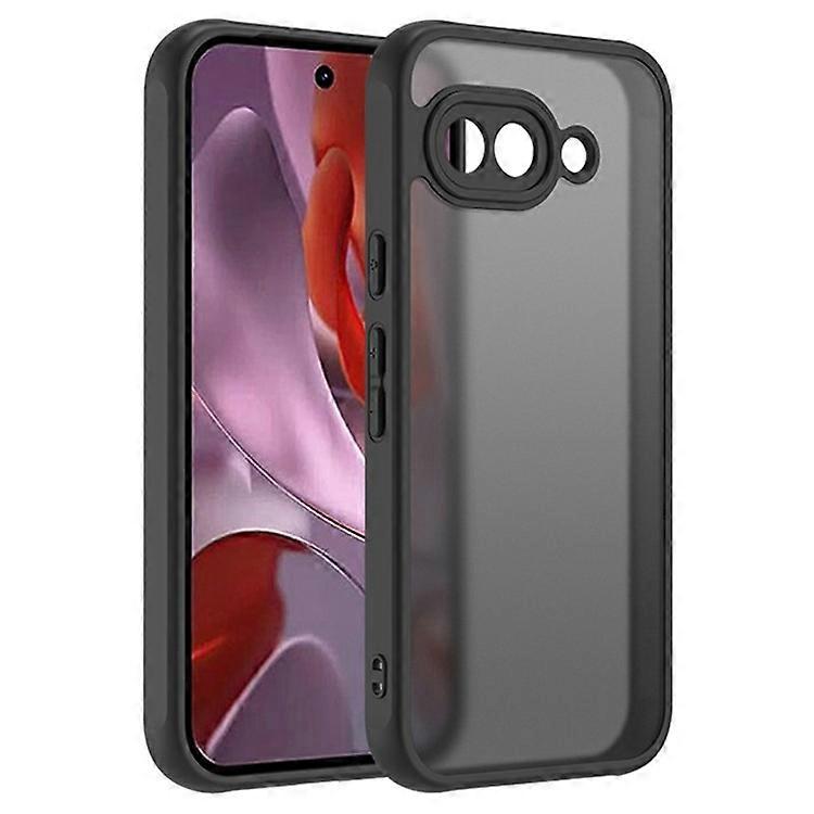 Compatible For Google Pixel 9a Case Skin Touch Matte PC + TPU Shockproof Phone Back Cover