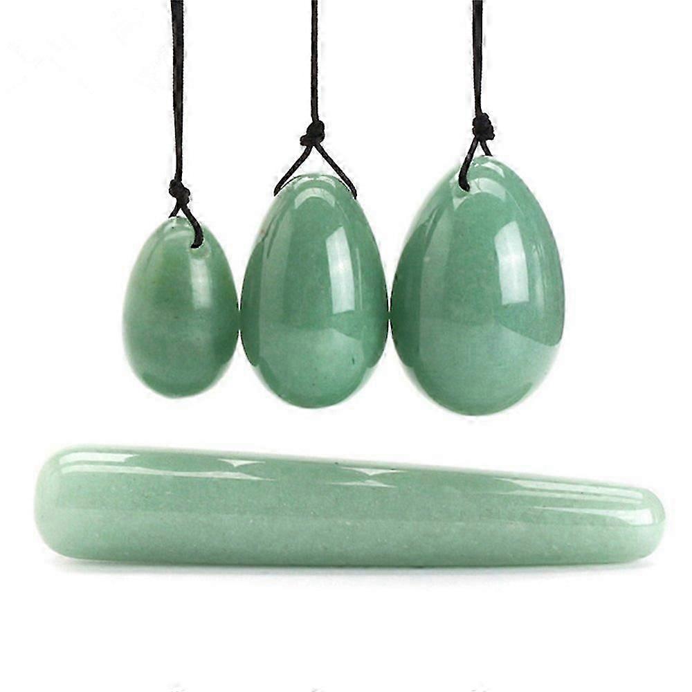 4Pcs Natural Crystal Eggs Massage Stone