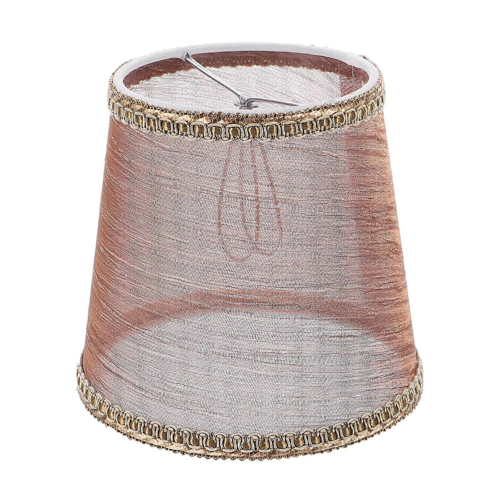 Cloth Lamp Shade Cover with Clip Design, Protective Light Diffuser for Ceiling and Wall Lamps, High Grade Material for Warm Natural Atmosphere