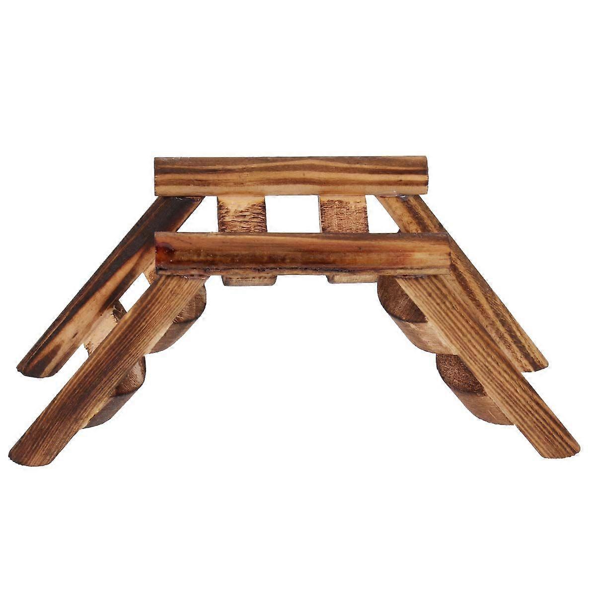 Pont échelle en bois pour petits hamsters, perroquets, souris et écureuils