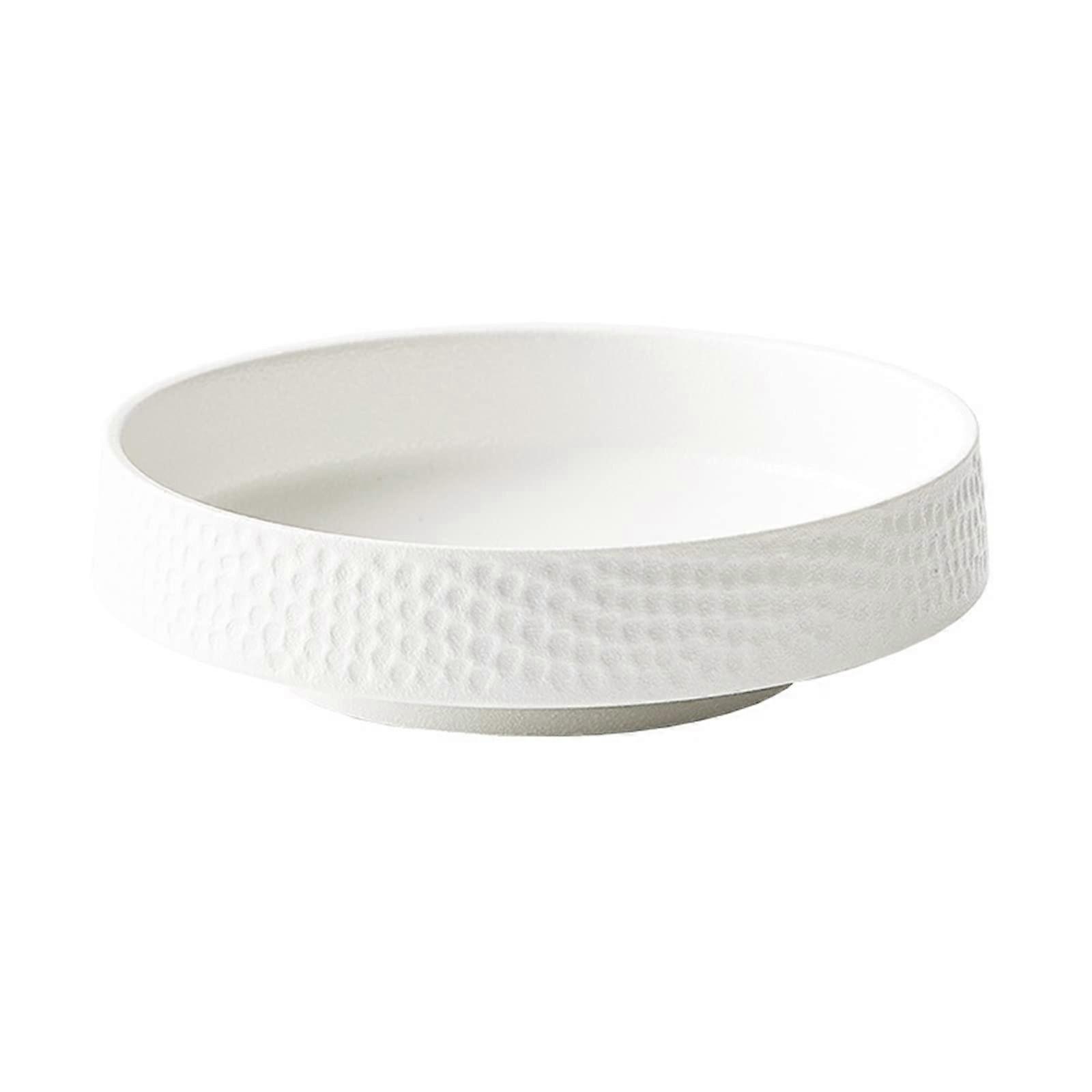 Ceramic Salad Bowl Deep Dish Western Plate 18.25 x 2 cm, Elegant Design, Durable Material, Suitable for All Occasions