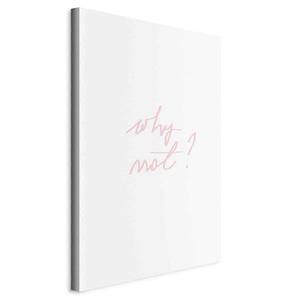 Canvastavla - Varför inte? (1 del) Vertikal