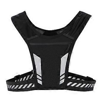 Reflective Running Vest Pocket Unisex, Night Running Cycling Walking Safety