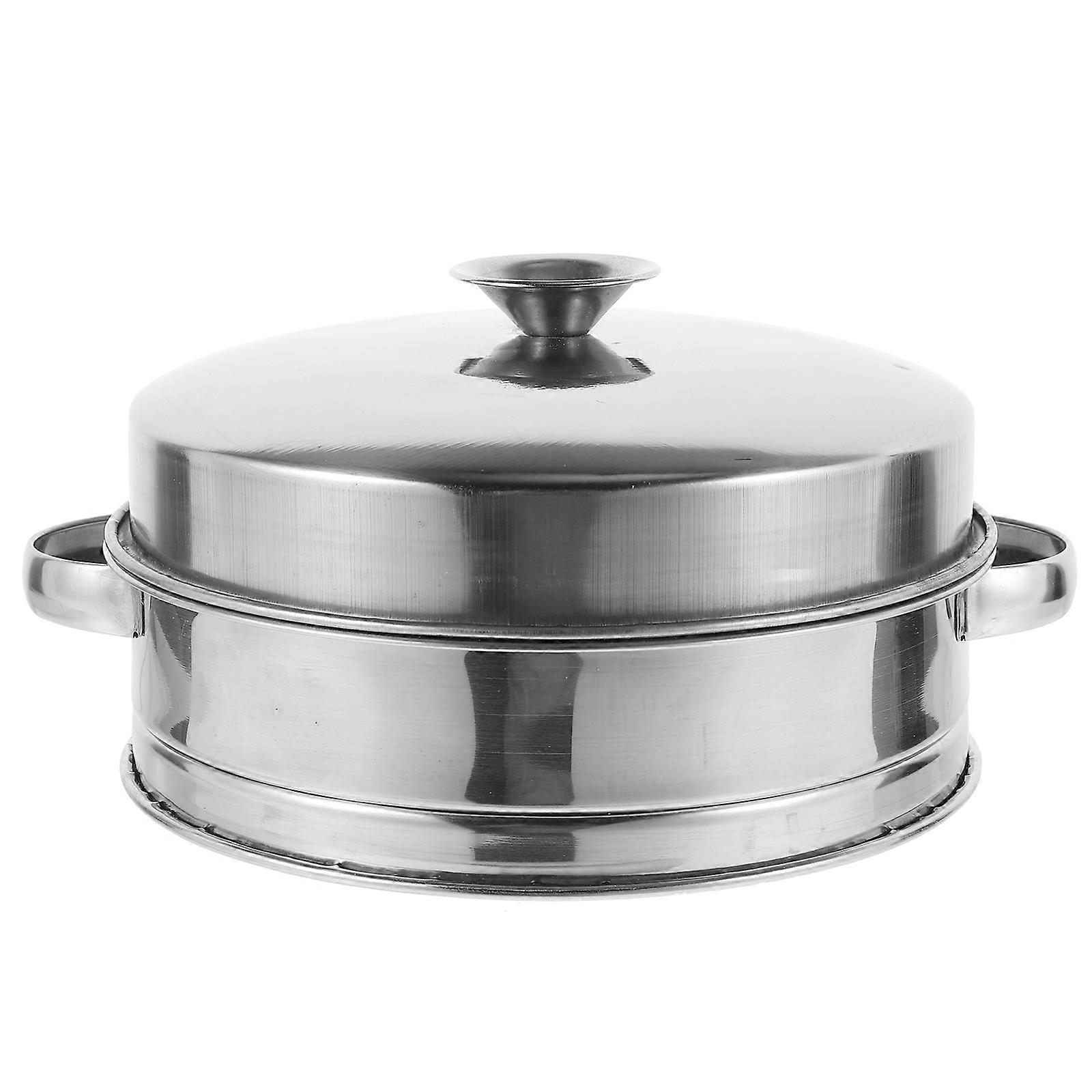 Food Steamer Basket, Large Vegetable Steamer Compatible with Most Woks and Pans