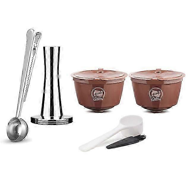 Reusable Coffee Dripper and Tea Baskets for Compatible Coffee Capsule Filters, Suitable for Dolce Gusto 3rd Generation Systems