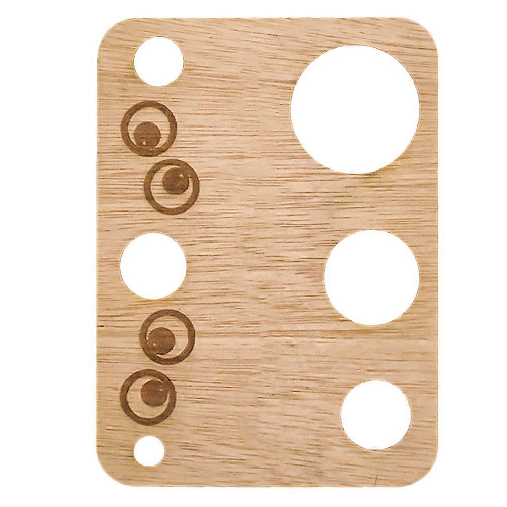 ドールアイ測定ツール木製安全アイインサートぬいぐるみアクセサリーアイプレースメントと安全な固定1パック