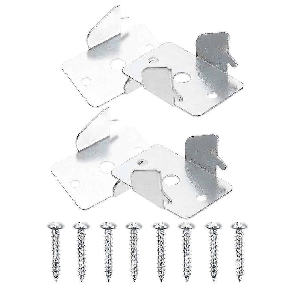 Heavy Duty Iron Curtain Rod Brackets Wall Ceiling Mount Multi Functional Support Easy Installation Elegant Design for Home Office