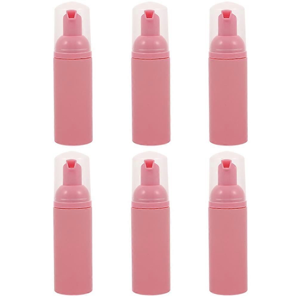 Pompă Sticlă Reîncărcabilă Sticle de călătorie Dozator de șampon Rezistent la scurgeri pentru casă 60ml 6Pcs
