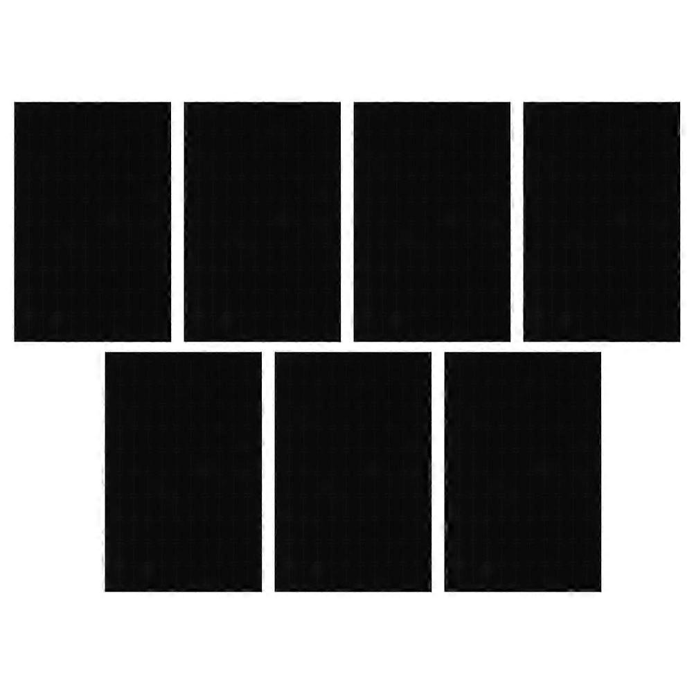 Jewelry Sponge Insert Mats Jewelry Box Insert Liners Jewelry Storage Rectangular 7Pcs Black Storage