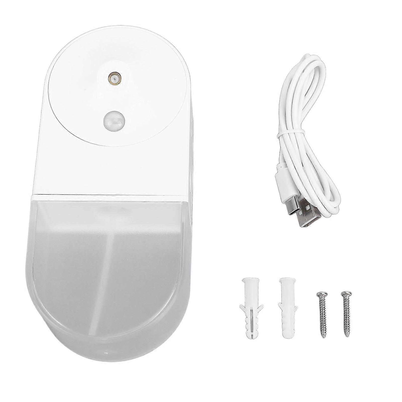 Wall Mounted Pet Odor Spray Machine Smart Sensing USB Charging Cat Litter Box Odor Purifier for Bedroom Kitchen Laundry Room