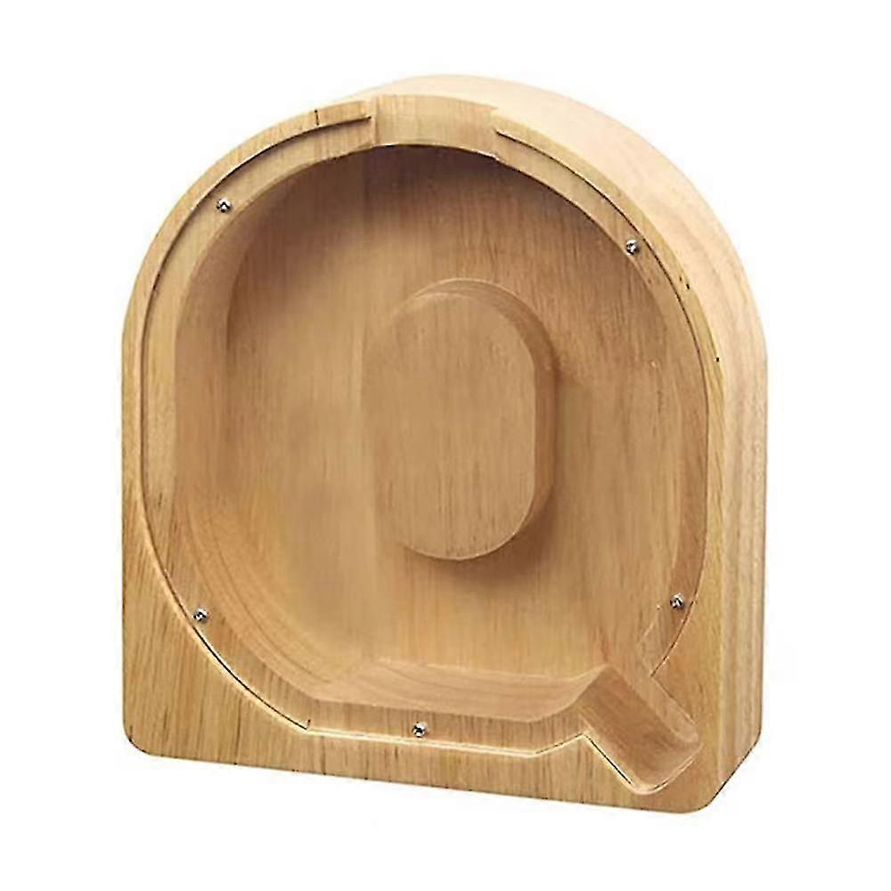 Drevený list Piggy Bank