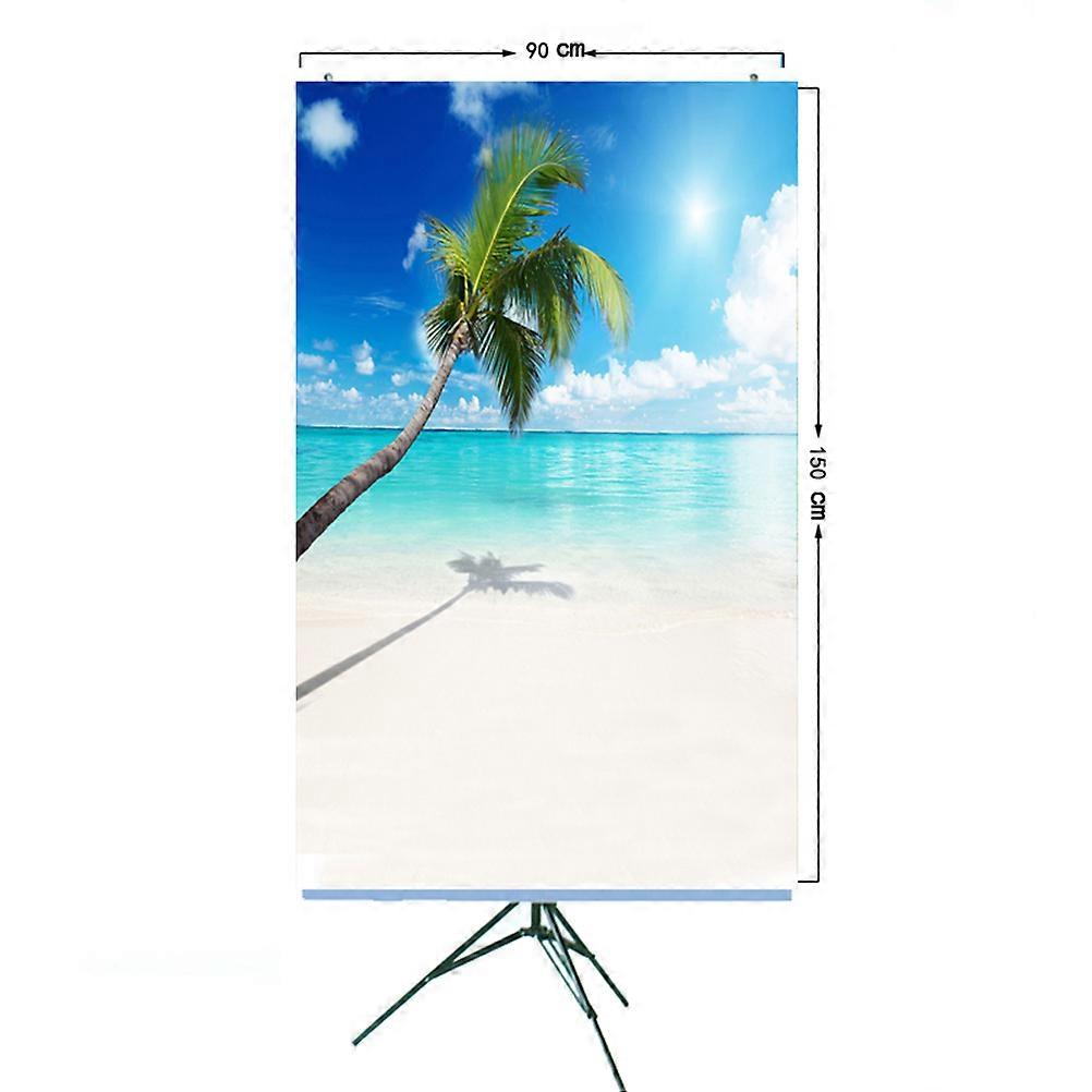 Beach Background Wall Backdrop 90x150cm Seamless Photography Props 1Pcs