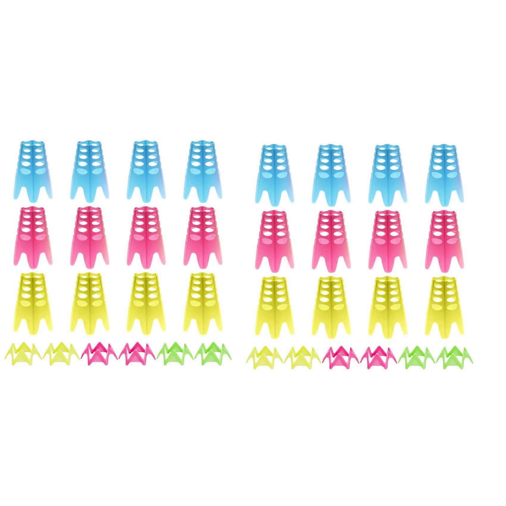 Golf Simulator Tees - 36 Plastic Indoor Golf Mat Tees for Exercise and Practice - Short Size Golf Tees