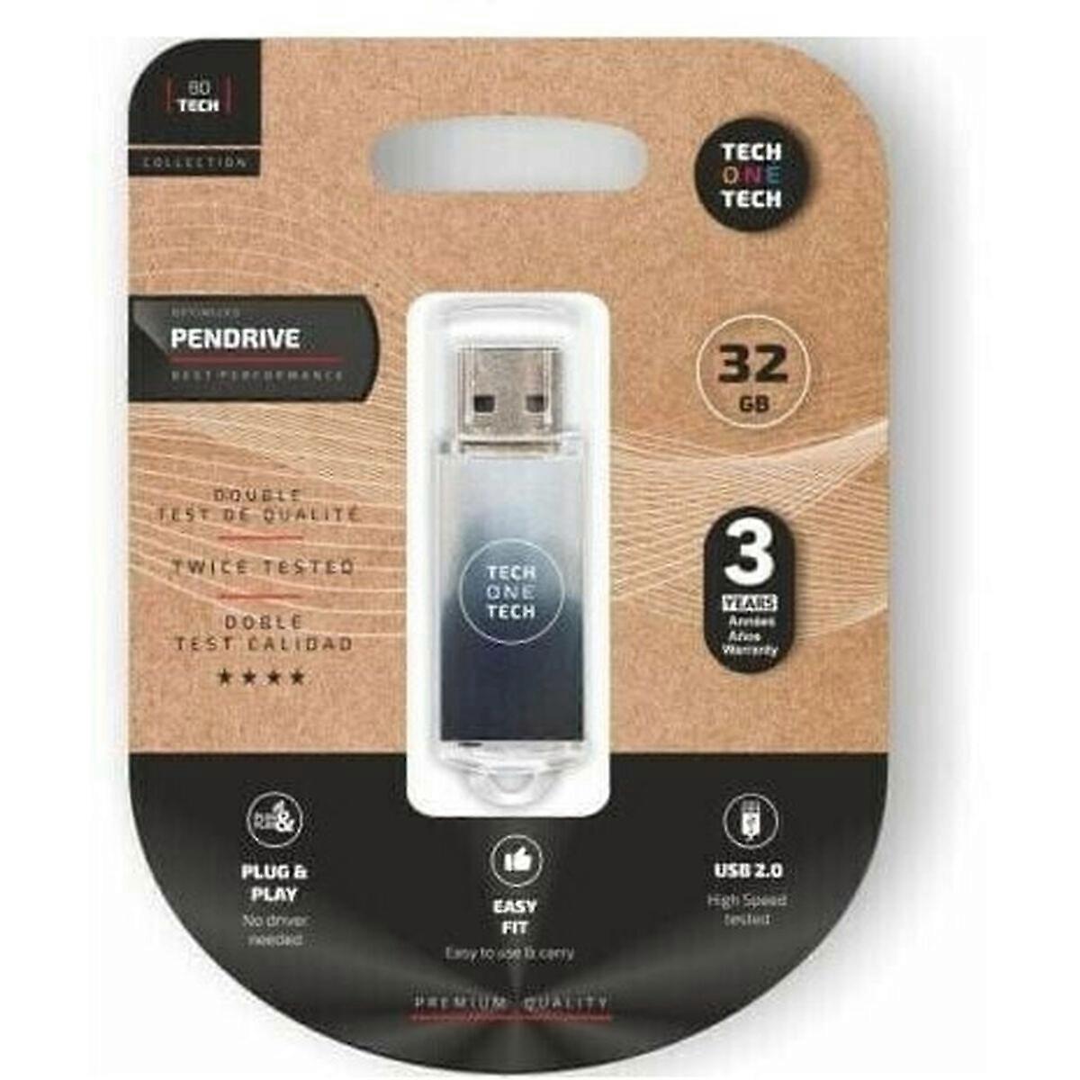 USB-Stick Tech One Tech Be B&W 32 GB