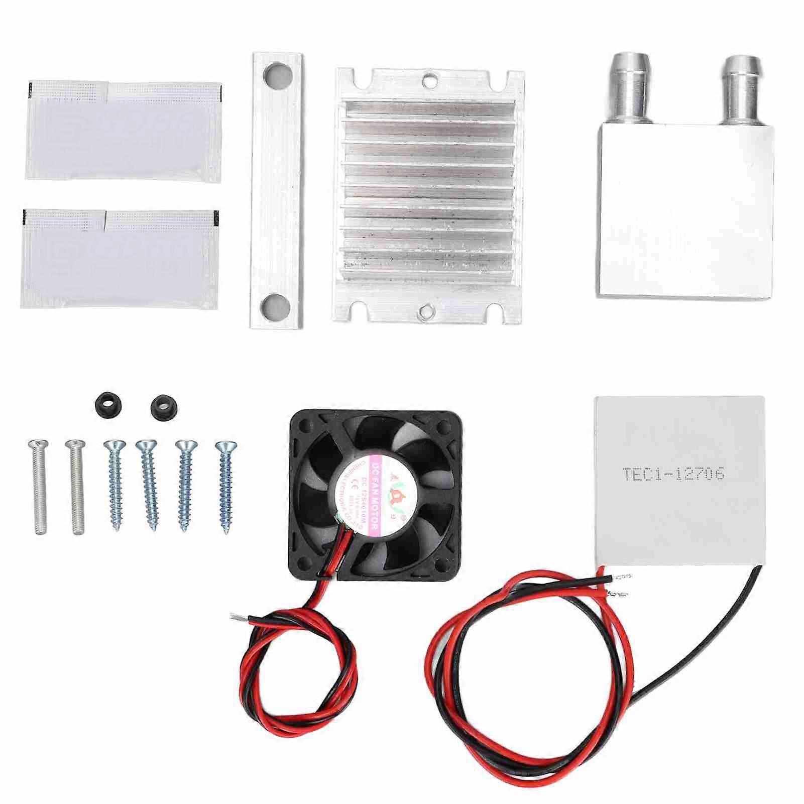 Peltier Cooling Kit, Small Size, Sealed Structure, Refrigeration, Lightweight Portable Thermoelectric Cooler