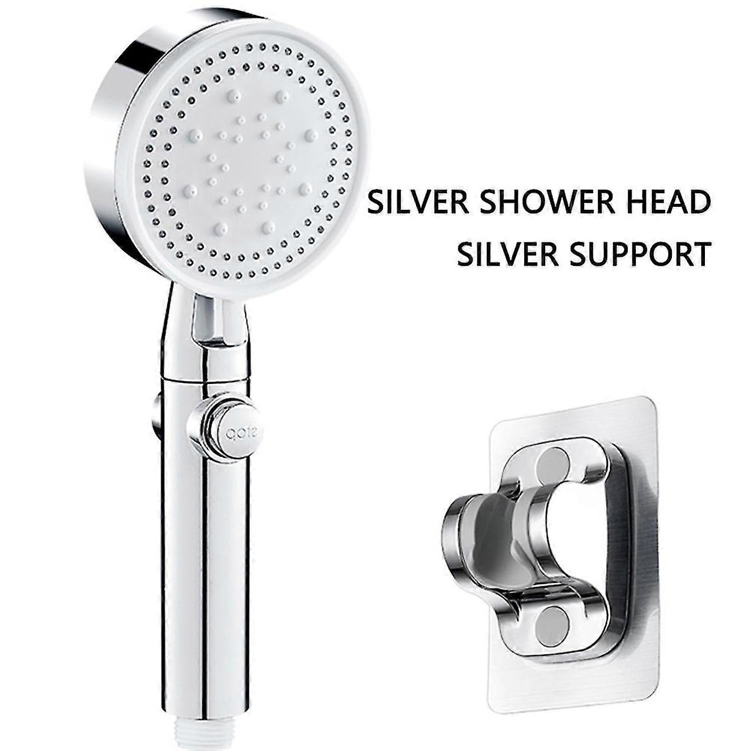 Bathroom High-pressure Shower Head 5 Modes Adjustable Faucet Aerator Water Saving