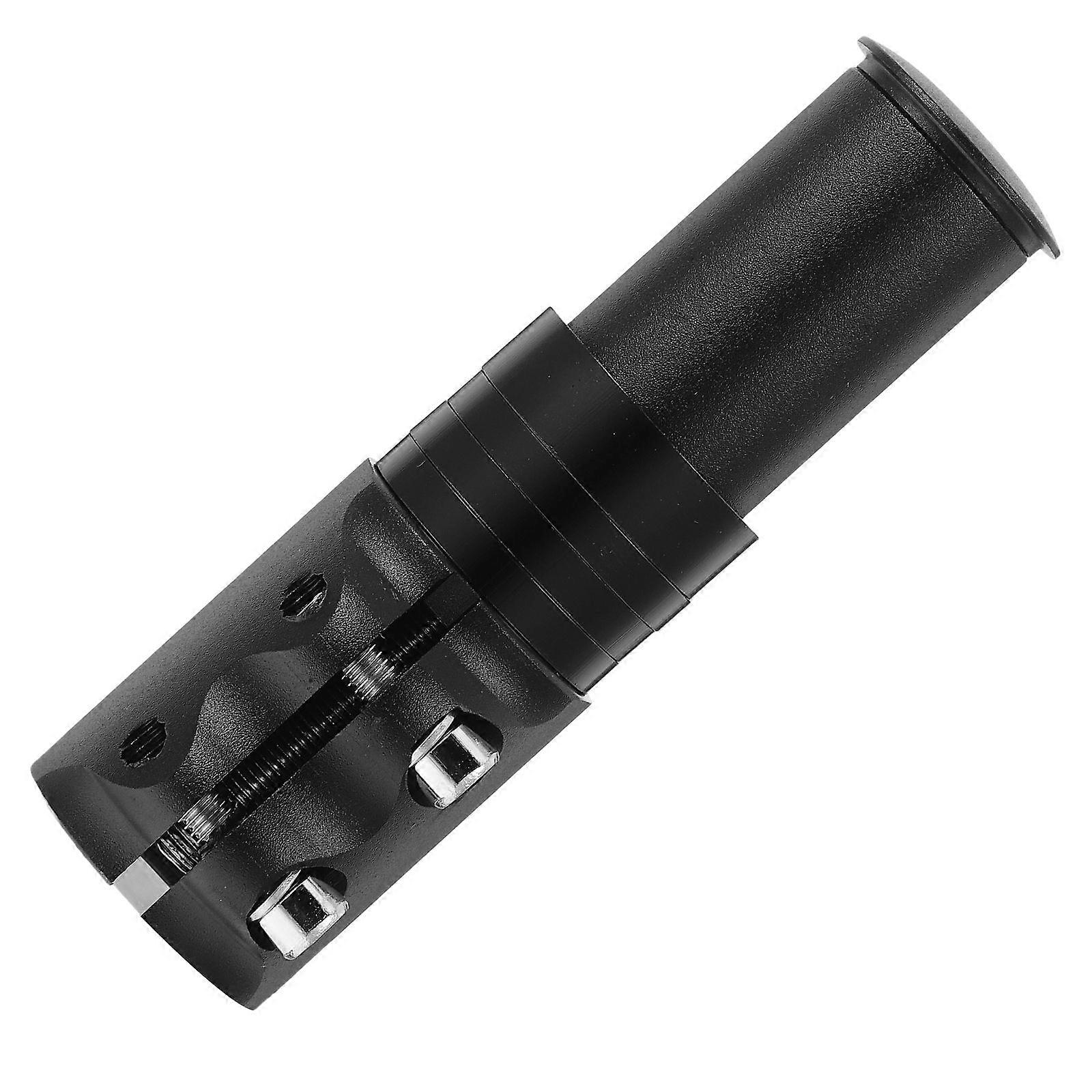 Bike Handlebar Riser Fork Stem Raiser Extender Head Up Raiser (Black)