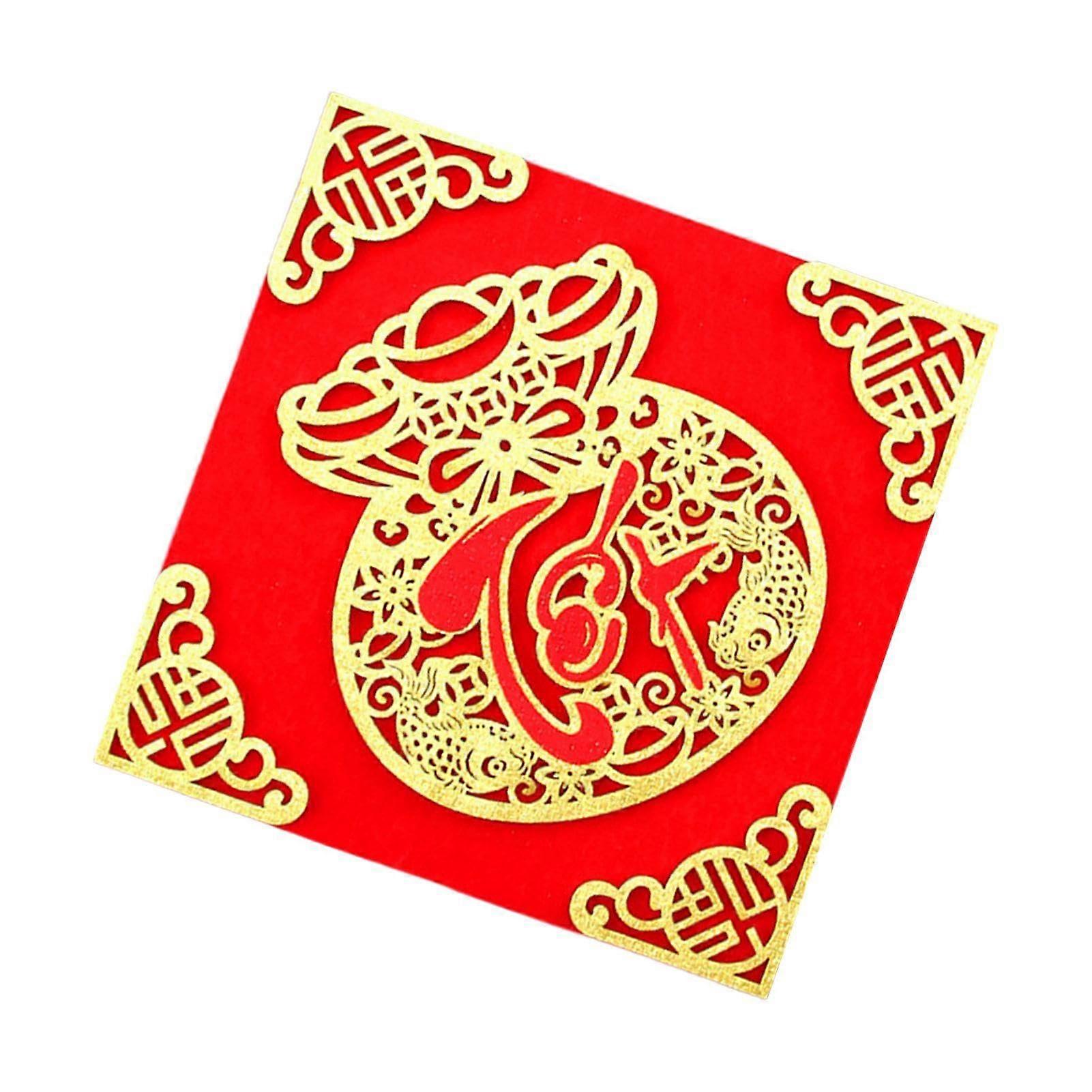 Vietnamese New Year Decorations Tet Holiday Window Stickers Moon New Year Decals Year Of The Snake Home Decor