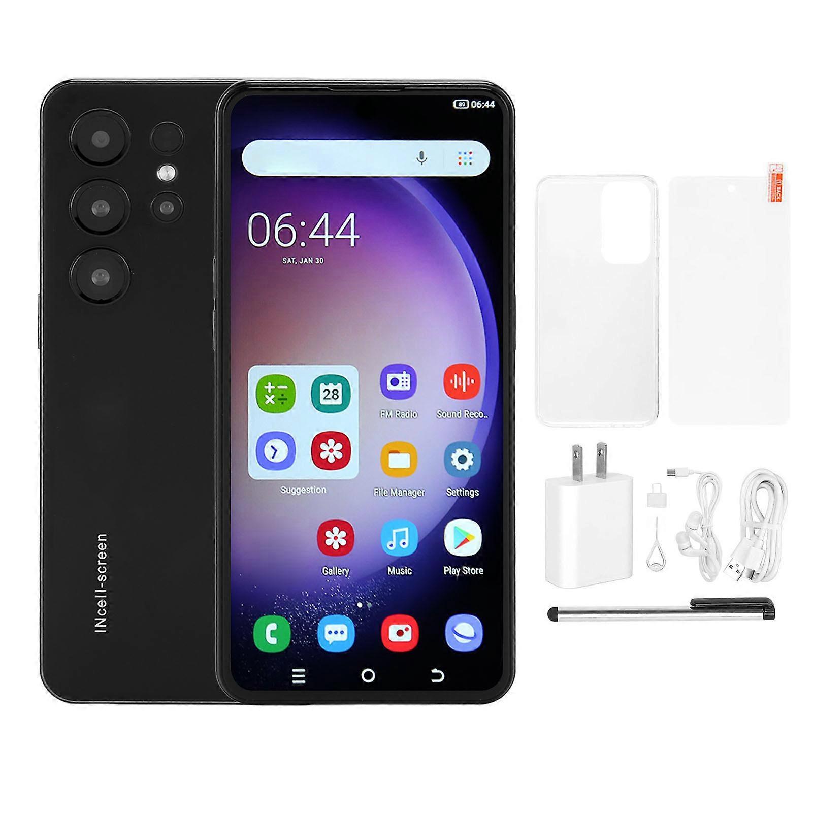 Unlocked 6.6" UHD Smartphone, Dual Camera, Octa Core, Android 13, 4G WiFi, Stylus