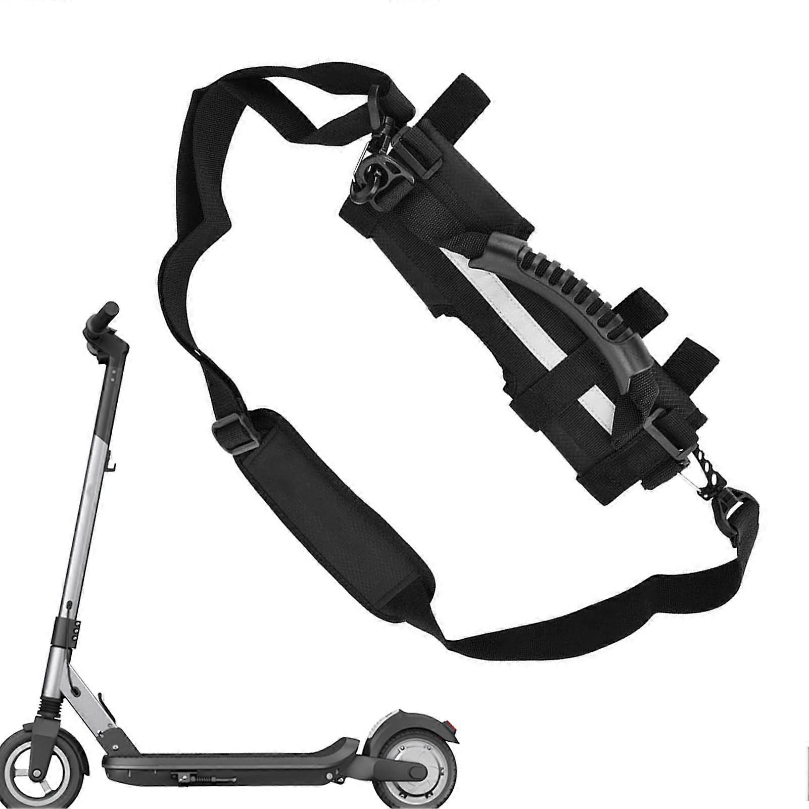 Electric Scooter Carry Strap - Durable Padded Shoulder Sling with Adjustable Length for Yoga Mats, Ski Poles, and Lightweight Foldable Support Tool