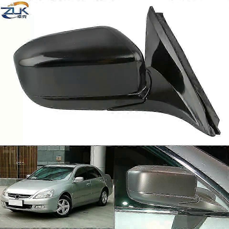 ZUK Left Right Outer Rearview Mirror Assy Fit For  HONDA ACCORD 2003 2004 2005 2006 2007 Asian CM4 CM5 CM6 3-PINS / 5-PINS Heated