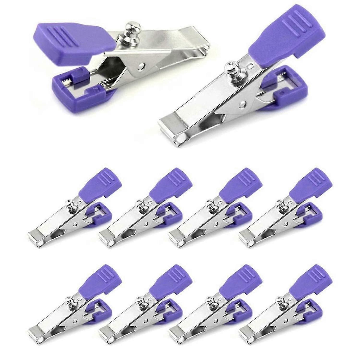 Veterinary Electrode Clip, 10 Pack Universal Accurate EKG/ECG Limb Clip Multi-Function Clamp Adapter