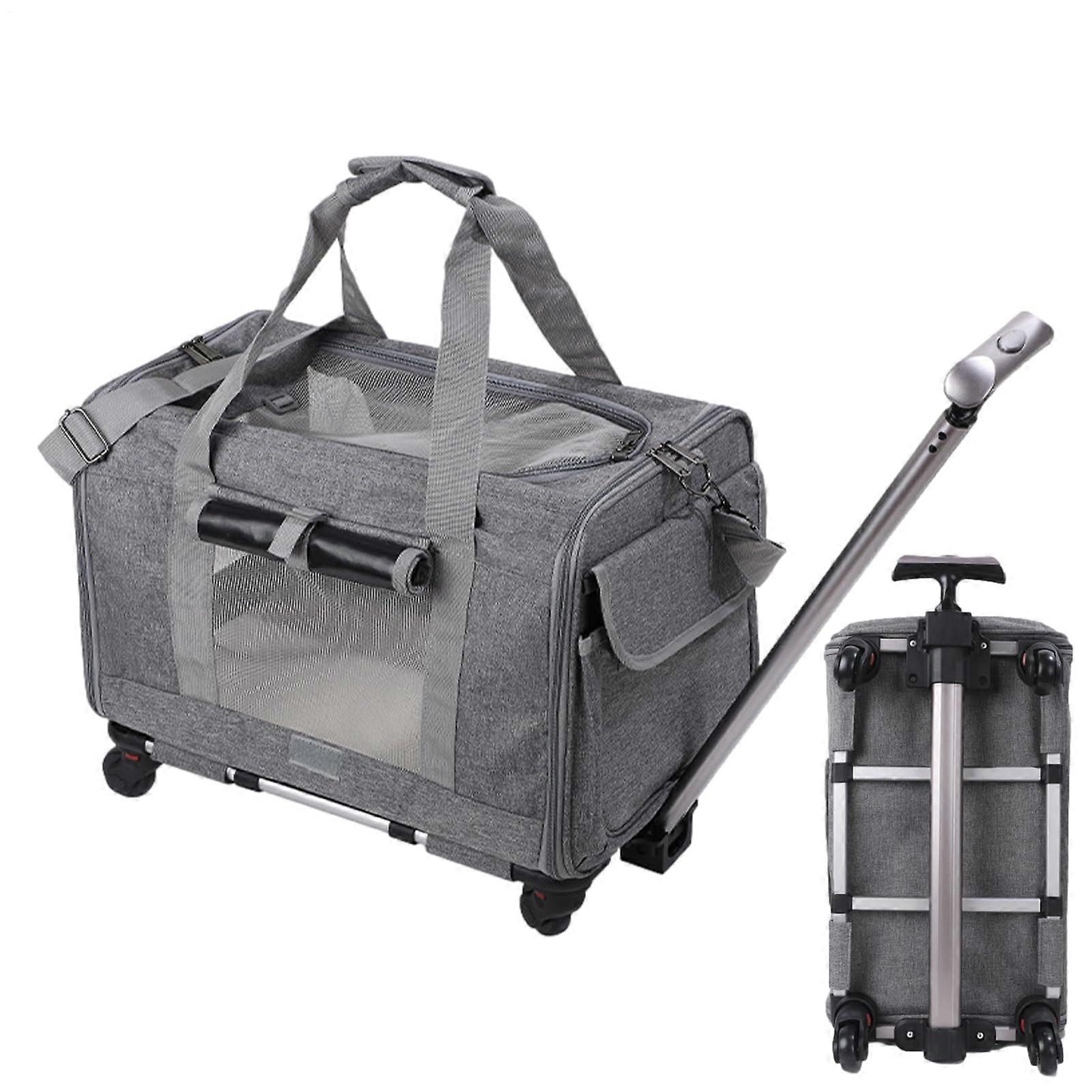 Low Verso Like Pet Carrier - Soft Lining, Breathable Mesh, Airline Compliant, Rotating Bag Design, Comfortable for Pets