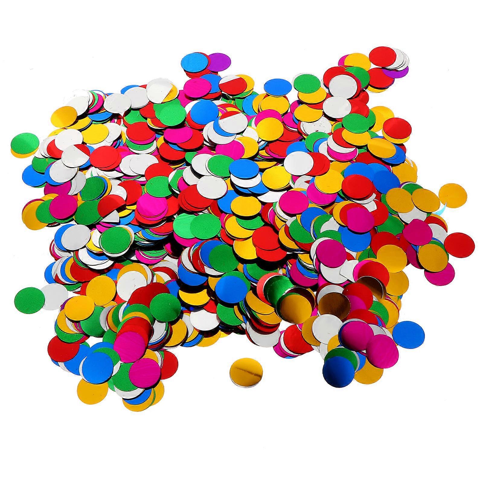 Balloon Confetti Sequins Party Props Supplies Event Organizers Circle Sequins 1.5x1.5x0.1cm 5000Pcs