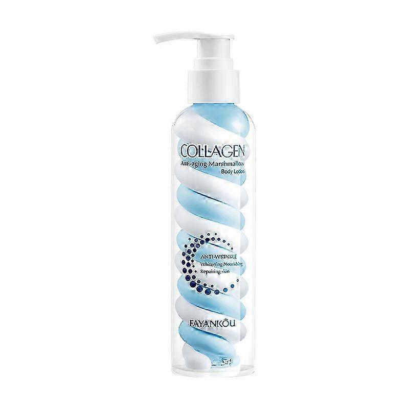Collagen Anti-aging Marshmallow Body Lotion, Collagen Firming Cream Reduce Fine Lines & Wrinkles, Mo