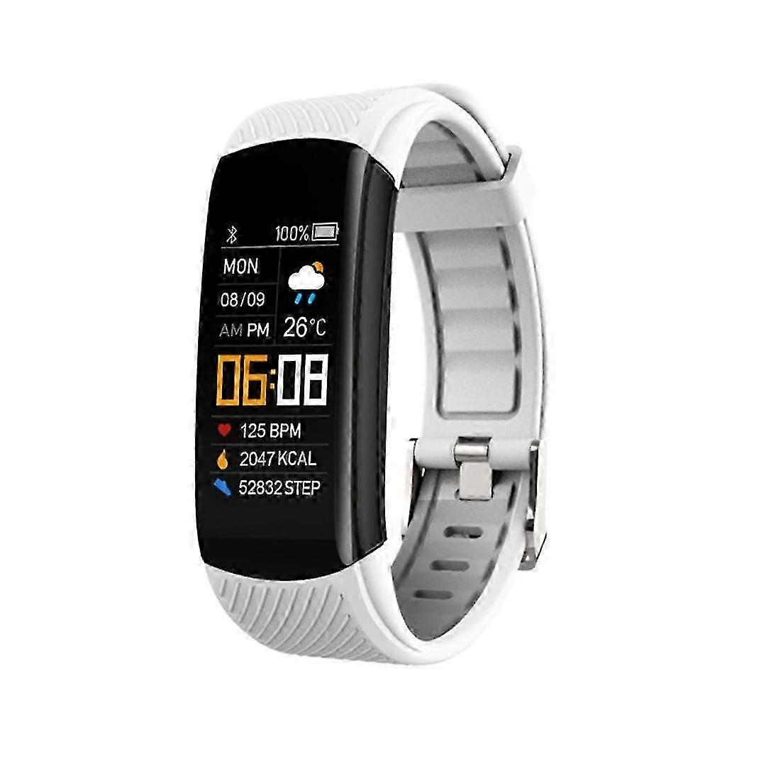 fitness tracker, smart klocka med hjärtfrekvens, blodtryck, kroppstemperatur, sömn, monitor, hälsoklocka för Android, iOS-telefoner, män, kvinnor