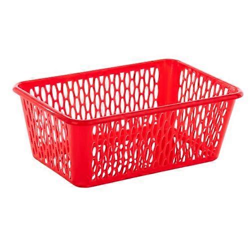 Leecroft 30cm Panier Pratique Rouge 30 x 20 x 10cm