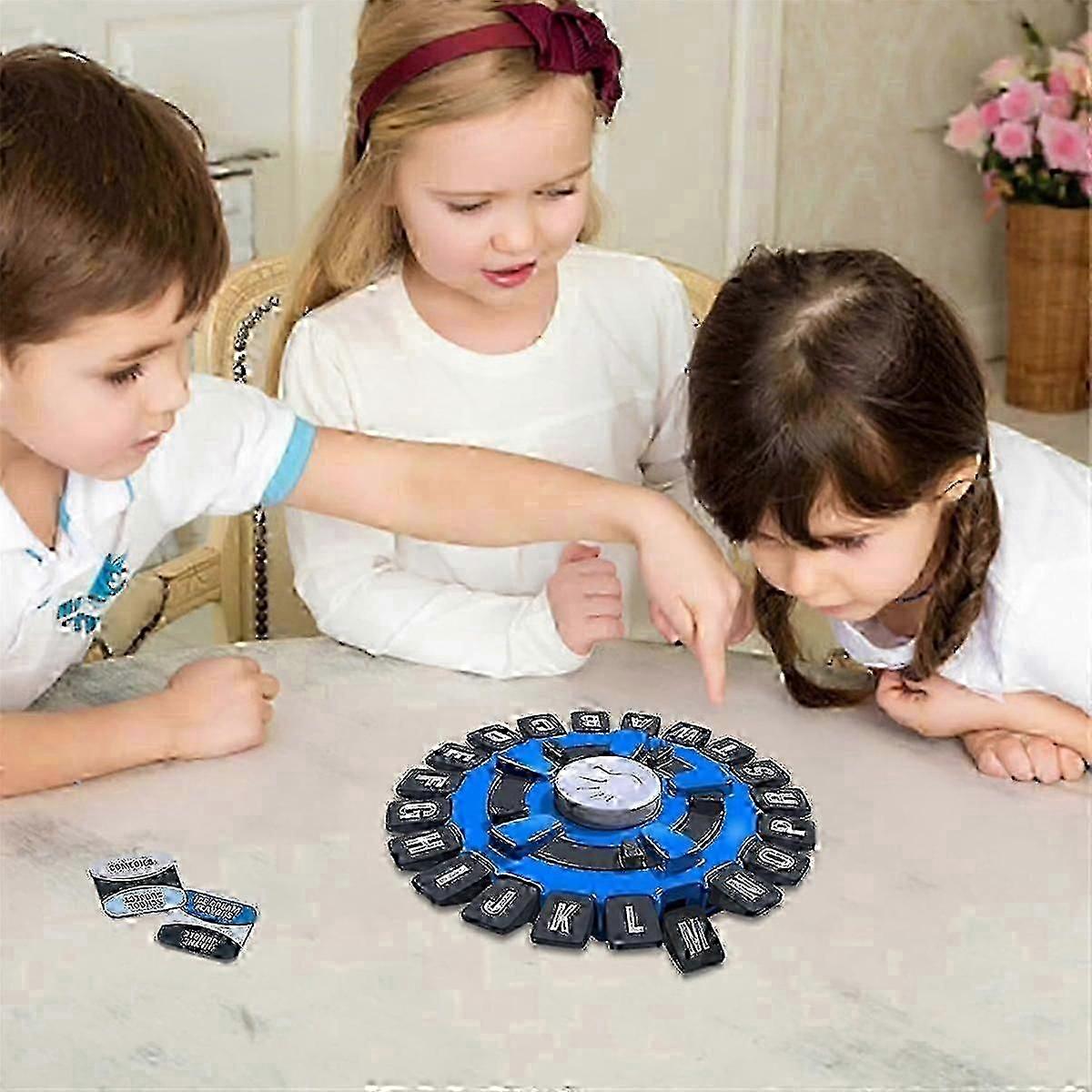 Parent-Child Interaction Fast-Paced Word Games Quick Thinking Letter Pressing Game English Version