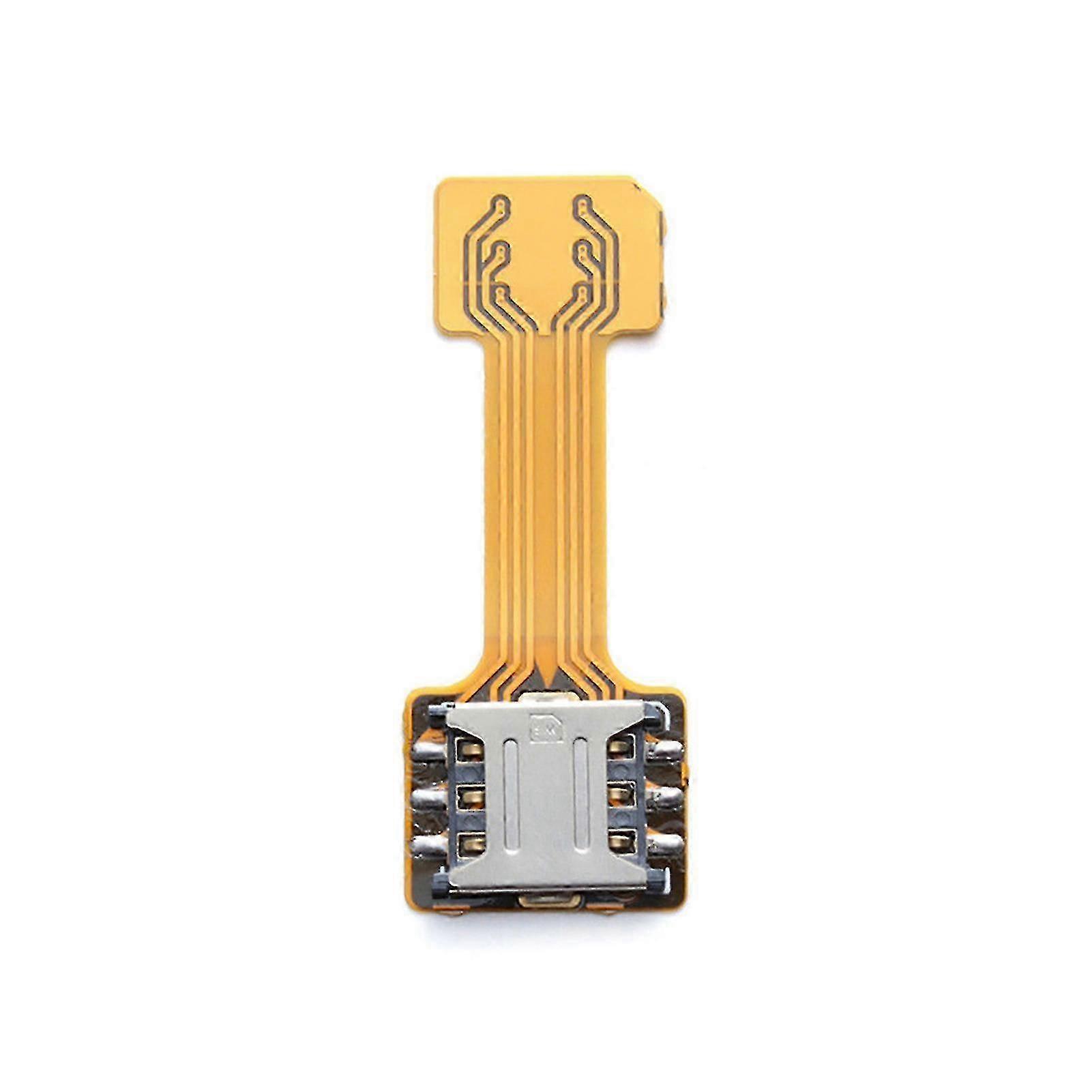 TF Hybrid Sim Slot Dual SIM Card Adapter Micro SD Extender for Android PhoneNano Sim SZRH A-X243