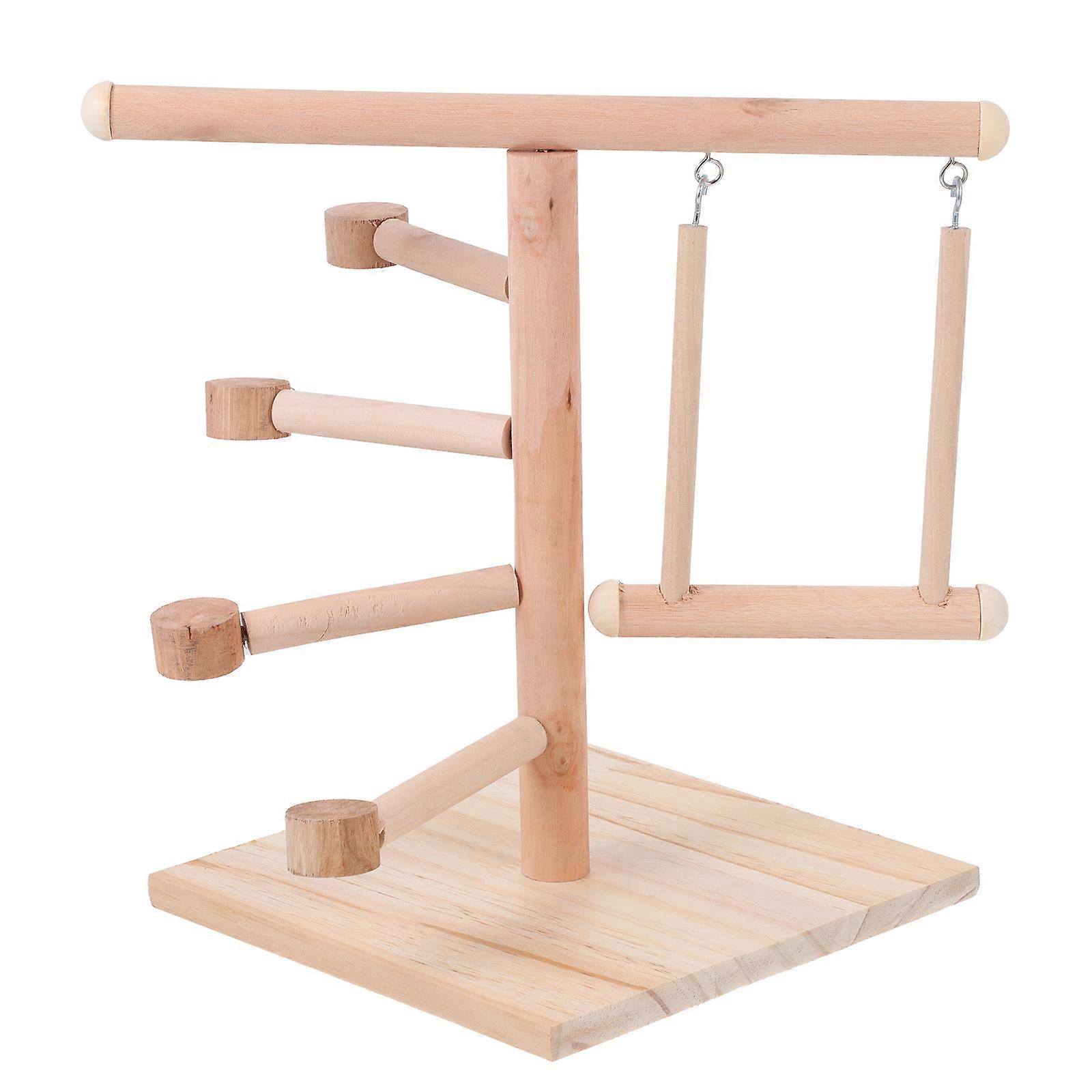 1Pc Parrot Perch Stand Rod Swing Toy Pet Standing Swing Rod