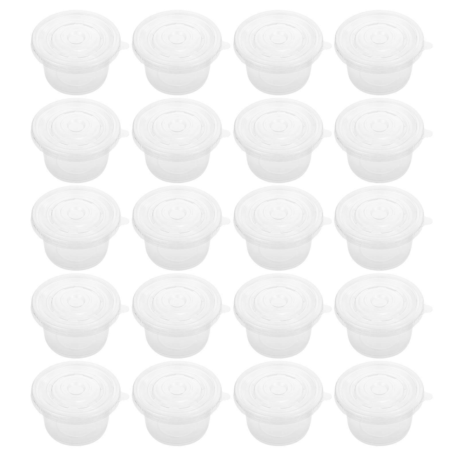 Soup For Storage Takeout Packaging Transparent 9 5X5 5CM 200ml Square Design 100Pcs
