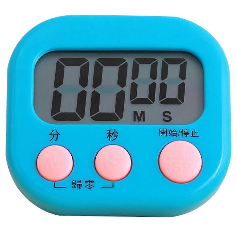 Countdown Clock Creative Portable Electronic Timer Cooking Students Simple Style Plastic Material 1Pcs