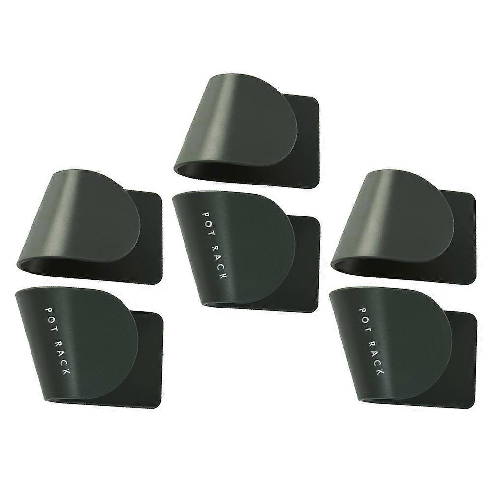 Pots And Pans Holder Pot Lid Racks Cooking Enthusiasts Green 8X5X4.5CM Storage Organizer 3 Pairs
